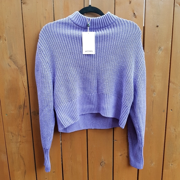 MONKL PURPLE SWEATER - Picture 1 of 7